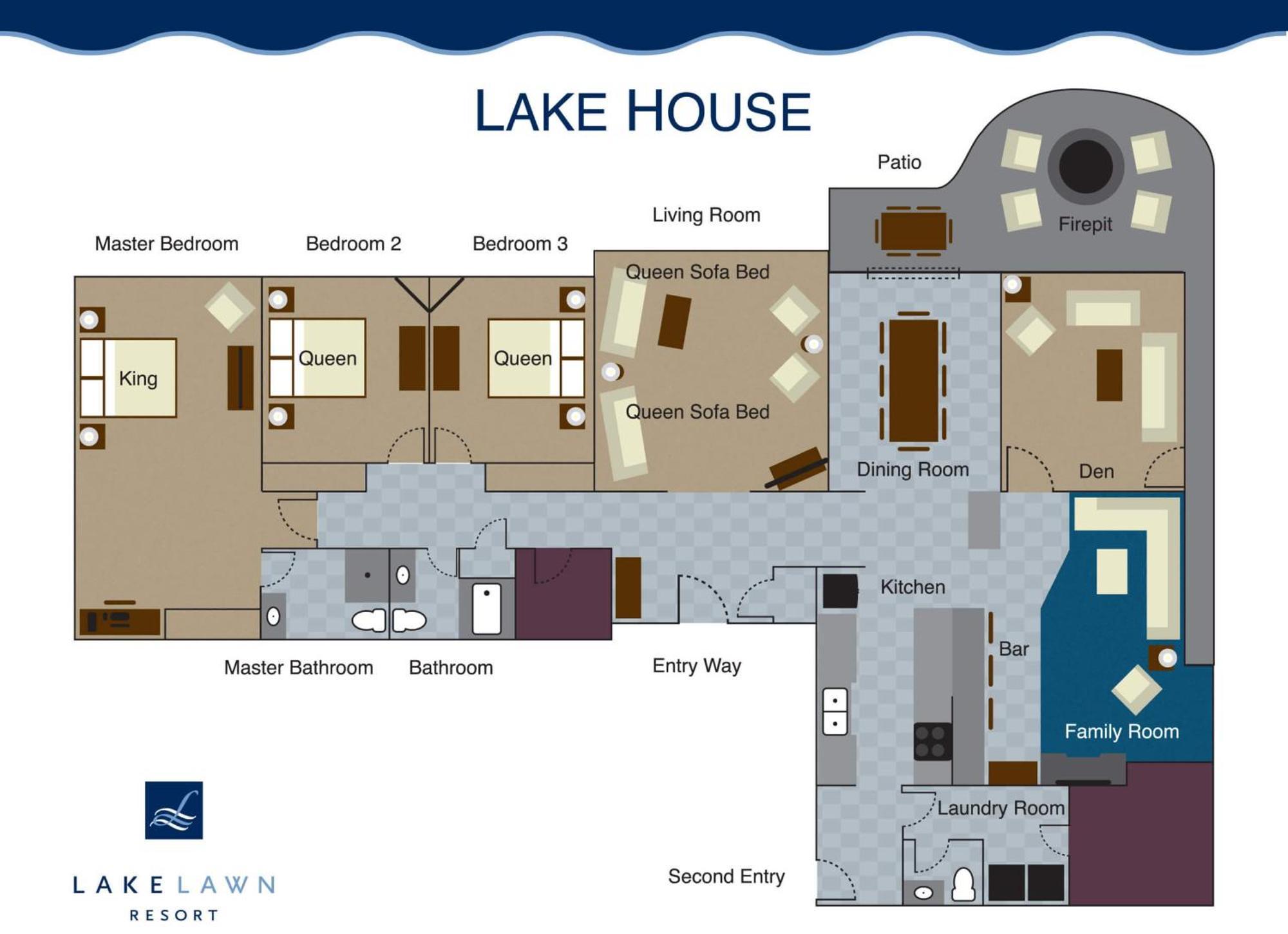 Lake House Villa Delavan Esterno foto